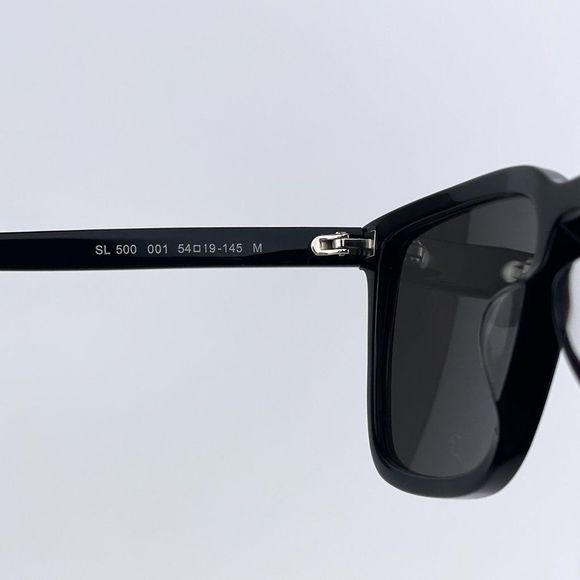 Saint Laurent SL500 001 BRAND NEW Sunglasses Black Gray Square Unisex